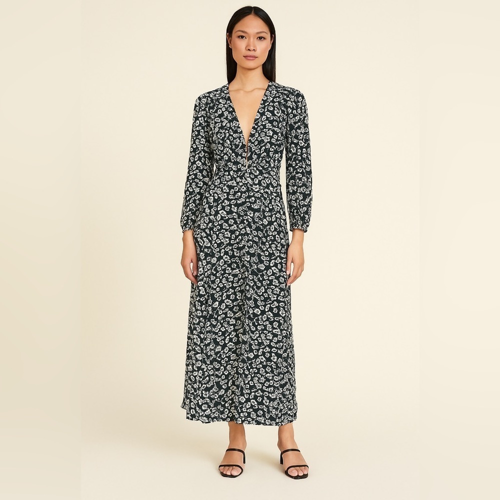 Rue Stiic Daisy Print Maxi Dress Size Extra Small